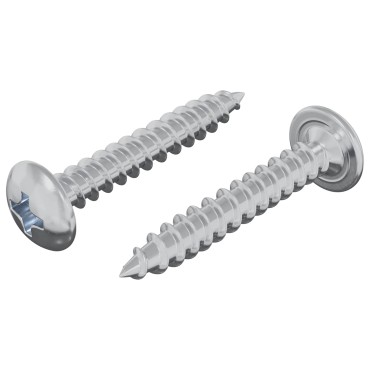 vidaXL Ξυλοβίδες 2 τμχ. Ασημί M4 x 25 mm Ατσάλι