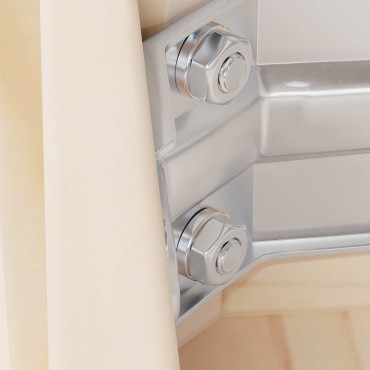 vidaXL Ελατήριο Πλυντηρίου 12 τμχ. Λευκό 13 x 1 mm Σίδερο