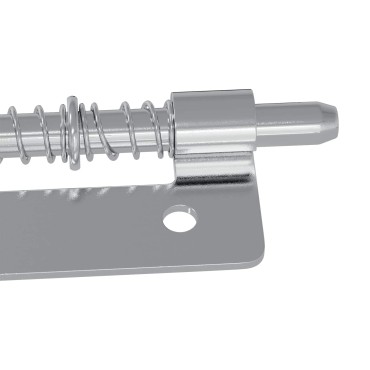 vidaXL Κλείστρο 2 τμχ. Ασημί 46 x 17 x 1,2 mm Ατσάλι