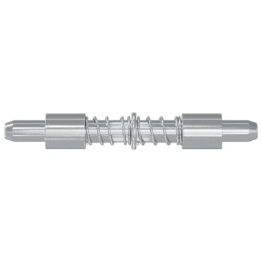 vidaXL Κλείστρο 12 τμχ. Ασημί 46 x 17 x 1,2 mm Ατσάλι