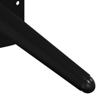vidaXL Σταντ Πόδια 2 τμχ. Μαύρο 56 x 56 x 100 mm Σίδερο