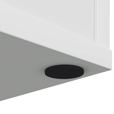 vidaXL Πάτοι Επίπλων 2 τμχ. Μαύρο Ø 30 x 2 mm EVA