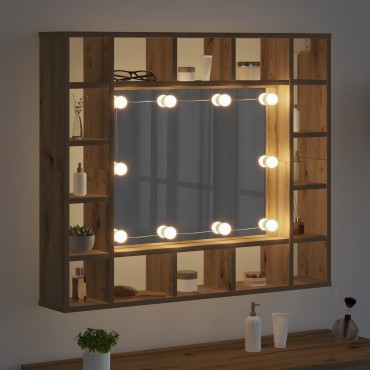 vidaXL Φώτα Καθρέφτη 2 pcs Λευκό 4.5 x 4.5 x 4.8 εκ Πλαστικό