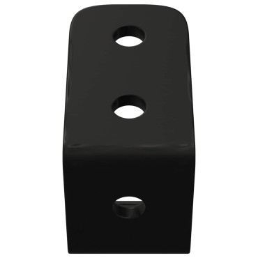vidaXL Άγκιστρα 12 τμχ. Μαύρο M5 x 110 mm Σίδερο