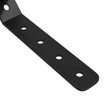 vidaXL Άγκιστρα 12 τμχ. Μαύρο M5 x 110 mm Σίδερο