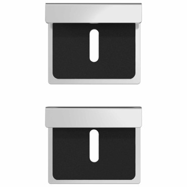 vidaXL Βραχίονας Στήριξης Καθρέφτη 340 Νίκελ 35 x 30 x 8,3 mm Ατσάλι