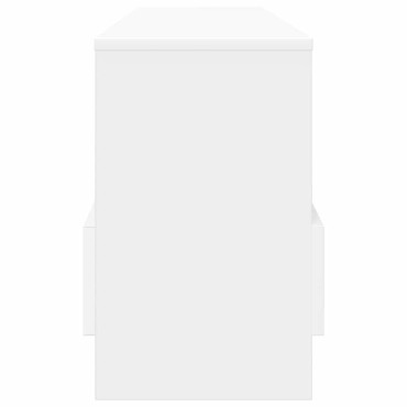 vidaXL Ράφι Περιοδικών Λευκό 102x30x45cm 1 τεμ.