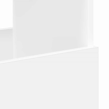 vidaXL Ράφι Περιοδικών Λευκό 102x30x45cm 1 τεμ.