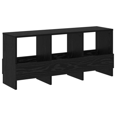vidaXL Ράφι Περιοδικών Μαύρη Οξυά 102x30x45cm 1 τεμ.