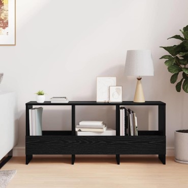 vidaXL Ράφι Περιοδικών Μαύρη Οξυά 102x30x45cm 1 τεμ.