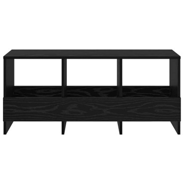 vidaXL Ράφι Περιοδικών Μαύρη Οξυά 102x30x45cm 1 τεμ.