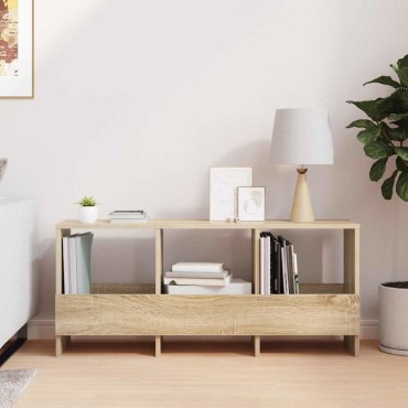 vidaXL Ράφι Περιοδικών Δρύς Sonoma 102x30x45cm 1 τεμ.