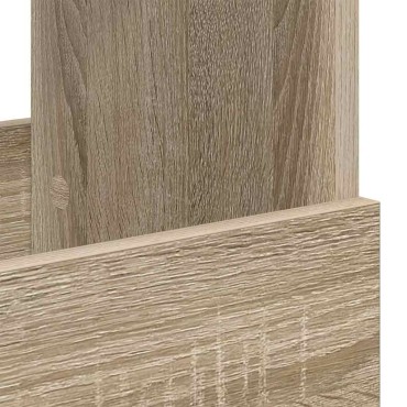 vidaXL Ράφι Περιοδικών Δρύς Sonoma 102x30x45cm 1 τεμ.