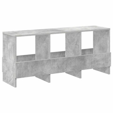 vidaXL Ράφι Περιοδικών Σκυρόδεμα Γκρι 102x30x45cm 1 τεμ.