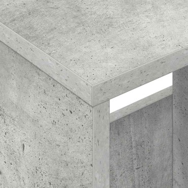 vidaXL Ράφι Περιοδικών Σκυρόδεμα Γκρι 102x30x45cm 1 τεμ.