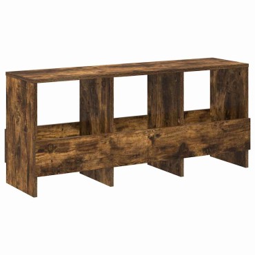 vidaXL Ράφι Περιοδικών Καπνιστό Δρύς 102x30x45cm 1 τεμ.