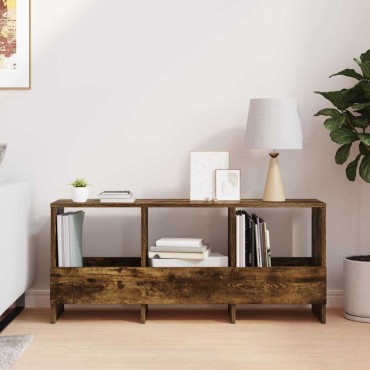 vidaXL Ράφι Περιοδικών Καπνιστό Δρύς 102x30x45cm 1 τεμ.