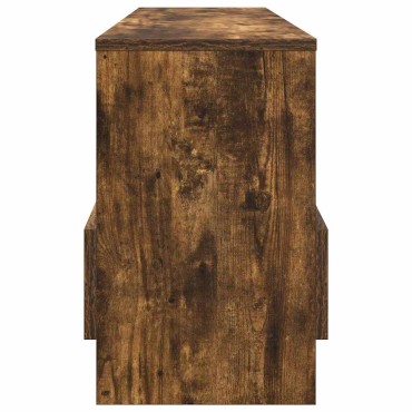 vidaXL Ράφι Περιοδικών Καπνιστό Δρύς 102x30x45cm 1 τεμ.