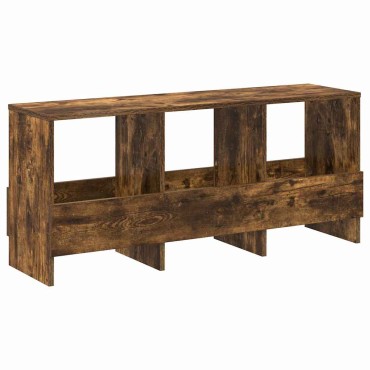 vidaXL Ράφι Περιοδικών Καπνιστό Δρύς 102x30x45cm 1 τεμ.