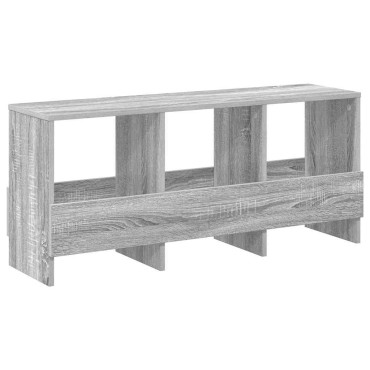 vidaXL Ράφι Περιοδικών Γκρίζο Σονομα 102x30x45cm 1 τεμ.