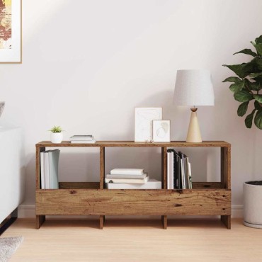 vidaXL Ράφι Περιοδικών Παλιό ξύλο 102x30x45cm 1 τεμ.