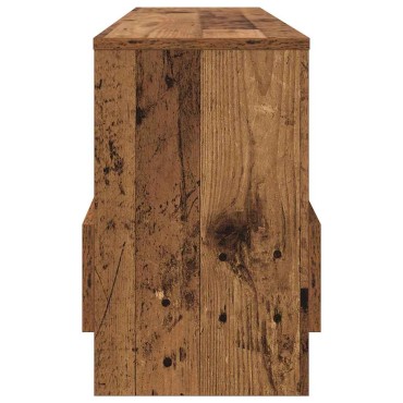 vidaXL Ράφι Περιοδικών Παλιό ξύλο 102x30x45cm 1 τεμ.