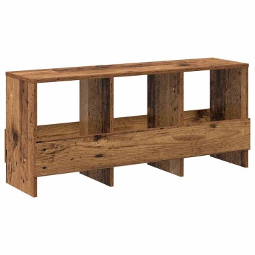 vidaXL Ράφι Περιοδικών Παλιό ξύλο 102x30x45cm 1 τεμ.
