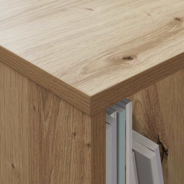 vidaXL Ράφι Περιοδικών Artisan Oak 102x30x45cm 1 τεμ.