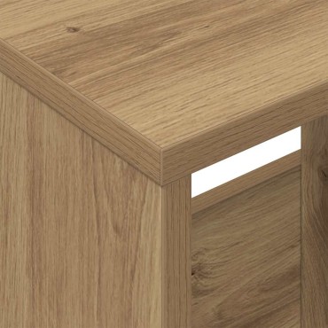 vidaXL Ράφι Περιοδικών Artisan Oak 102x30x45cm 1 τεμ.
