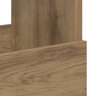 vidaXL Ράφι Περιοδικών Artisan Oak 102x30x45cm 1 τεμ.