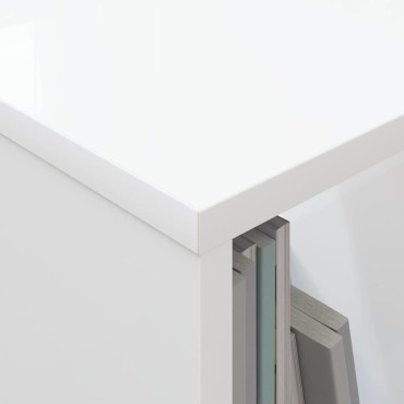 vidaXL Ράφι Περιοδικών Λευκό 35x30x45cm 1 τεμ.