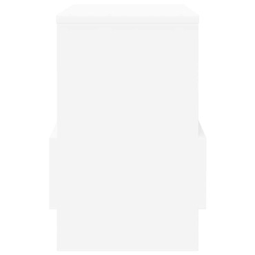 vidaXL Ράφι Περιοδικών Λευκό 35x30x45cm 1 τεμ.