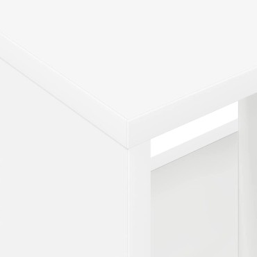 vidaXL Ράφι Περιοδικών 2 τεμ. Λευκό 35x30x45cm