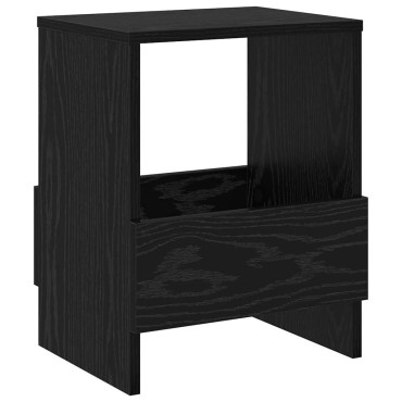 vidaXL Ράφι Περιοδικών Μαύρη Οξυά 35x30x45cm 1 τεμ.