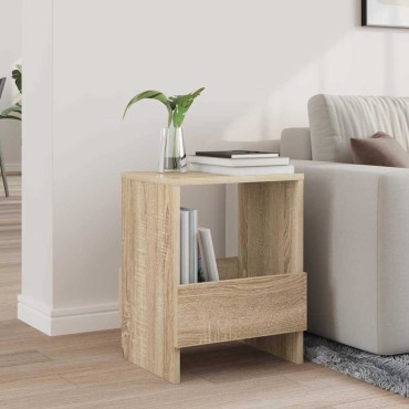 vidaXL Ράφι Περιοδικών Δρύς Sonoma 35x30x45cm 1 τεμ.