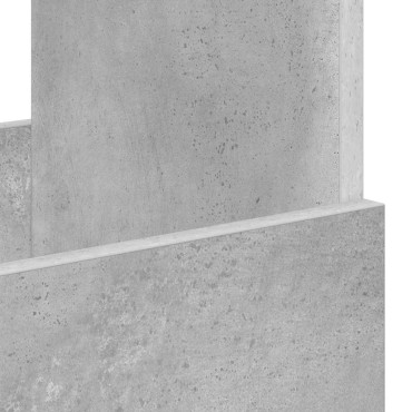 vidaXL Ράφι Περιοδικών 2 τεμ. Σκυρόδεμα Γκρι 35x30x45cm
