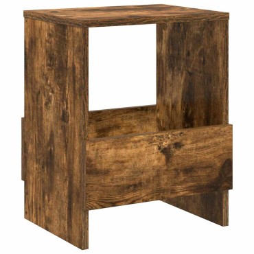 vidaXL Ράφι Περιοδικών Καπνιστό Δρύς 35x30x45cm 1 τεμ.