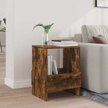 vidaXL Ράφι Περιοδικών Καπνιστό Δρύς 35x30x45cm 1 τεμ.