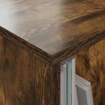 vidaXL Ράφι Περιοδικών Καπνιστό Δρύς 35x30x45cm 1 τεμ.
