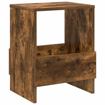 vidaXL Ράφι Περιοδικών Καπνιστό Δρύς 35x30x45cm 1 τεμ.