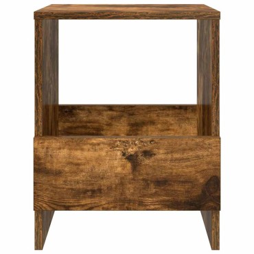 vidaXL Ράφι Περιοδικών 2 τεμ. Καπνιστό Δρύς 35x30x45cm