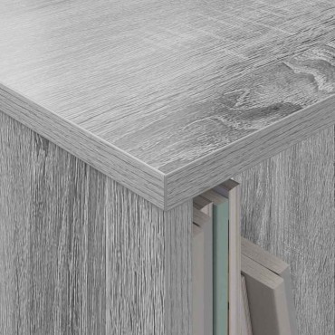 vidaXL Ράφι Περιοδικών Γκρίζο Σονομα 35x30x45cm 1 τεμ.