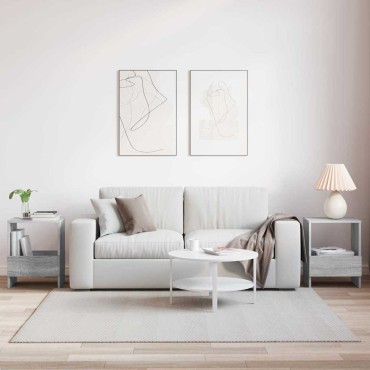 vidaXL Ράφι Περιοδικών 2 τεμ. Γκρίζο Σονομα 35x30x45cm