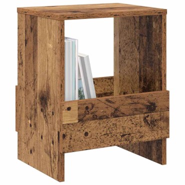 vidaXL Ράφι Περιοδικών 2 τεμ. Παλιό ξύλο 35x30x45cm