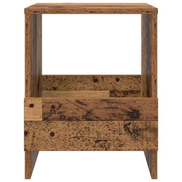 vidaXL Ράφι Περιοδικών 2 τεμ. Παλιό ξύλο 35x30x45cm