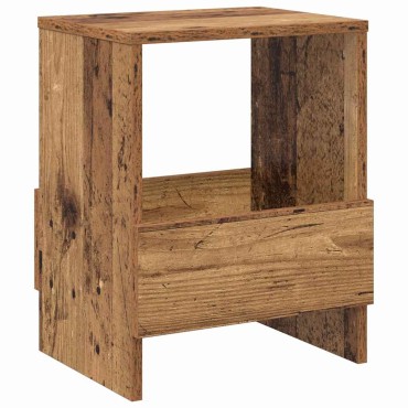vidaXL Ράφι Περιοδικών 2 τεμ. Παλιό ξύλο 35x30x45cm