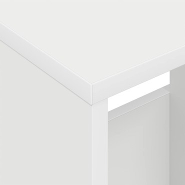 vidaXL Ράφι Περιοδικών Λευκό 68,5x30x45cm 1 τεμ.