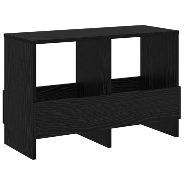 vidaXL Ράφι Περιοδικών Μαύρη Οξυά 68,5x30x45cm 1 τεμ.