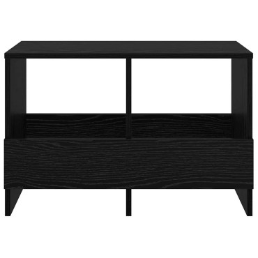 vidaXL Ράφι Περιοδικών Μαύρη Οξυά 68,5x30x45cm 1 τεμ.