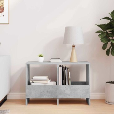 vidaXL Ράφι Περιοδικών Σκυρόδεμα Γκρι 68,5x30x45cm 1 τεμ.